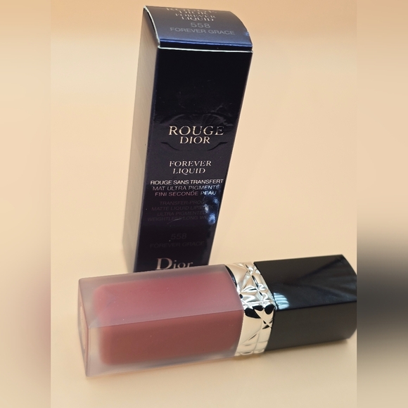 Rouge Dior Forever Liquid Transfer Proof Matte Liquid Lipstick Forever Grace 558 - Picture 2 of 3